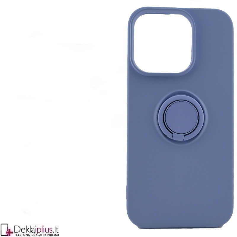 Silikoninis dėklas su žiedu - šviesiai violetinis (Apple Iphone 16 Pro) Silikoninis dėklas su žiedu - šviesiai violetinis (Apple Iphone 16 Pro)